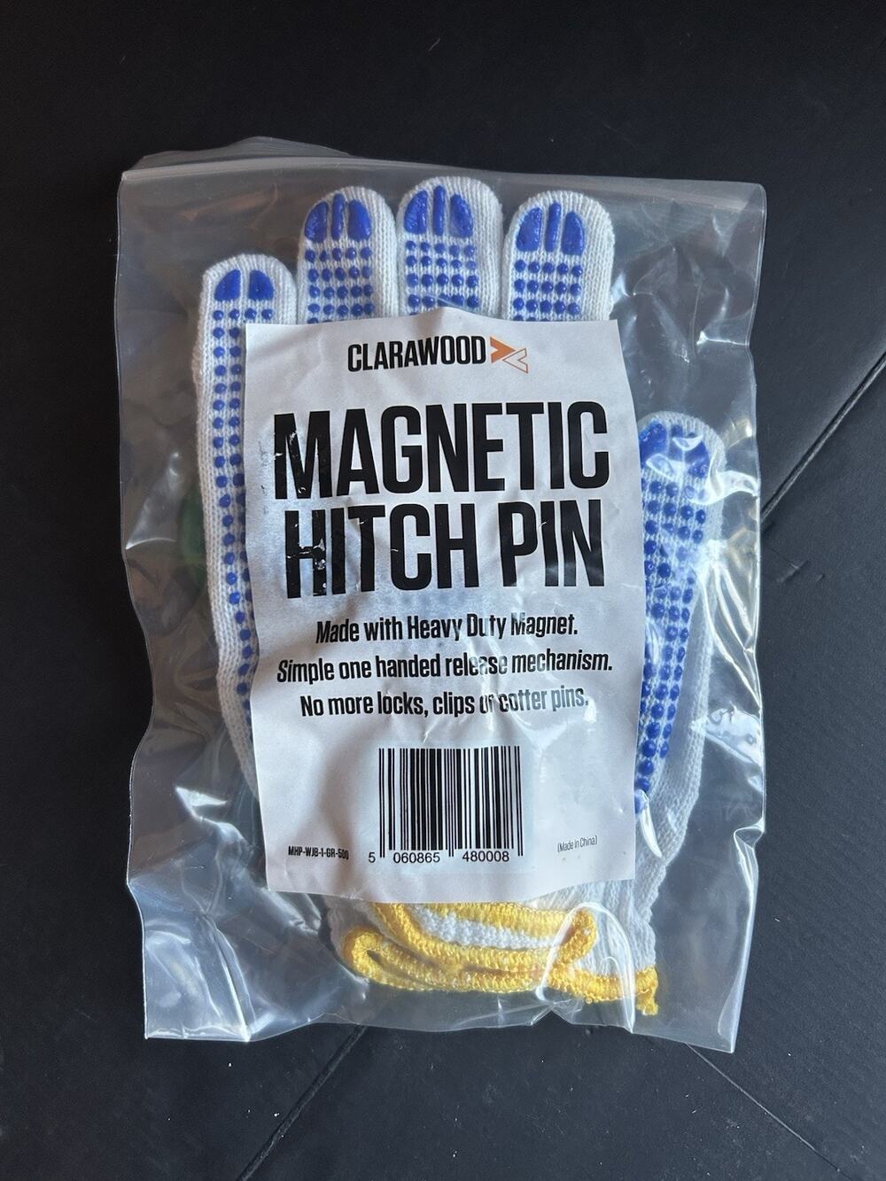 Clarawood Magnetic Hitch Pin Adjustable Trailer Towing Receiver Lock Pin